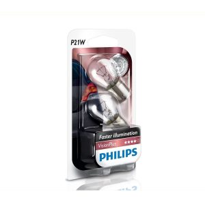 Pære P21W VisionPlus 21 W [12 V] (2 stk.), PHILIPS, 12 V