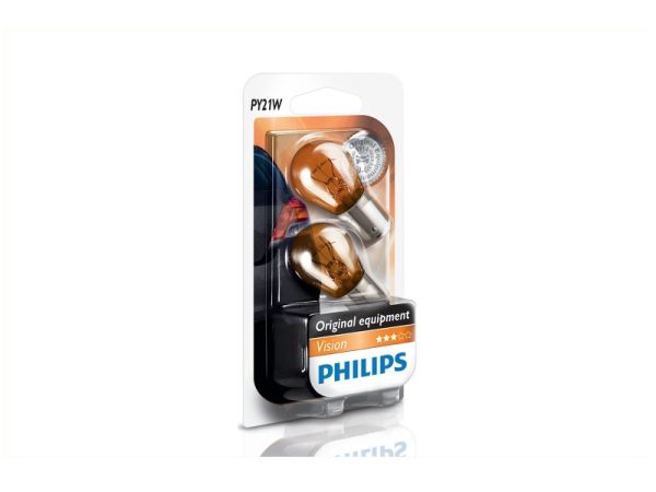 Pære PY21W [12 V] (2 stk.), PHILIPS, 12 V